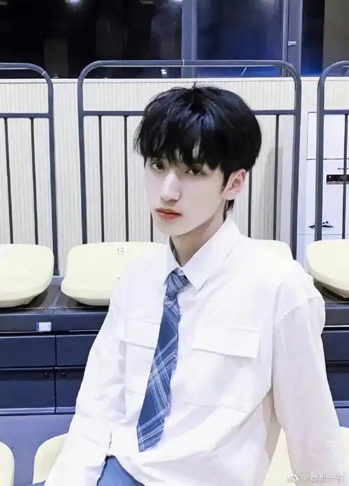 严浩翔高中毕业照p的