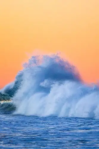 壁纸 海,海浪,飞溅,黄昏 1920x1200 hd 高清壁纸, 图片, 照片