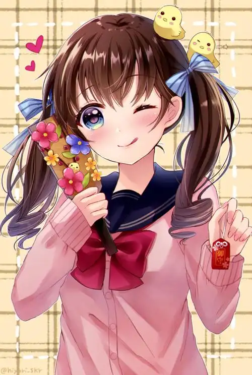 二次元 手绘 美 动漫 意境 插画 头像 壁纸 动漫 唯美 清新 甜美 可爱