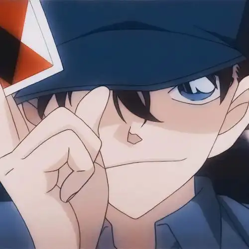 名侦探柯南|动漫头像 - 怪盗基德/黑羽快斗 cr:@sk蓝柑碎冰禁止二改