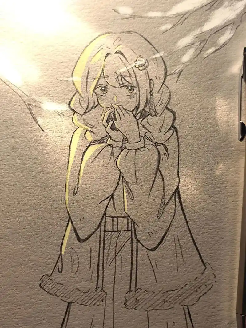 发呆的时候真的在发呆吗 #临摹 #二次元 #绘画教程 #铅笔 - 抖音