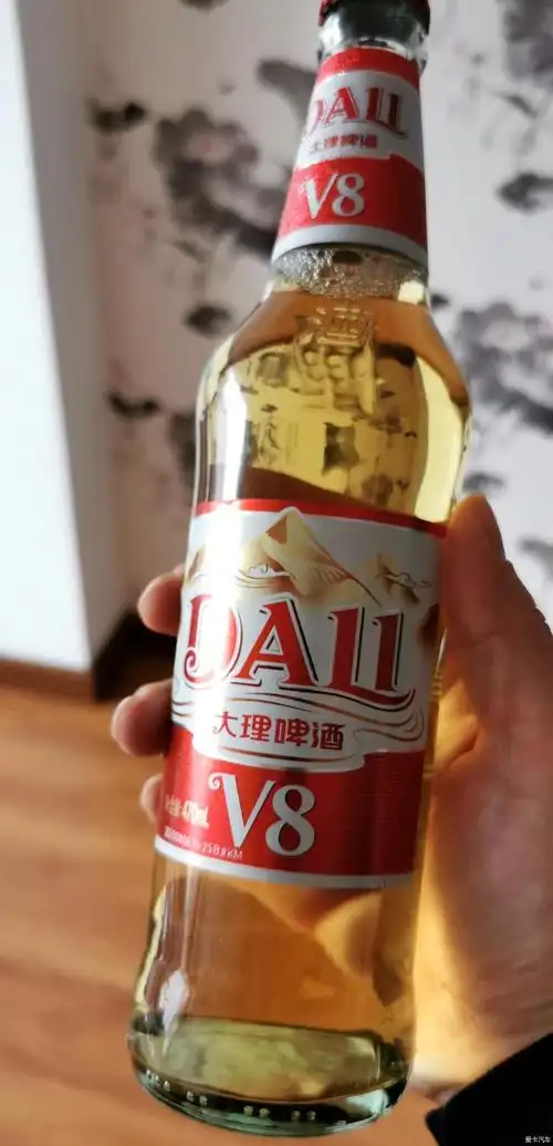 晚上回到民宿,老板送了一瓶大理啤酒,人未到大理,先感受大理气息,大理