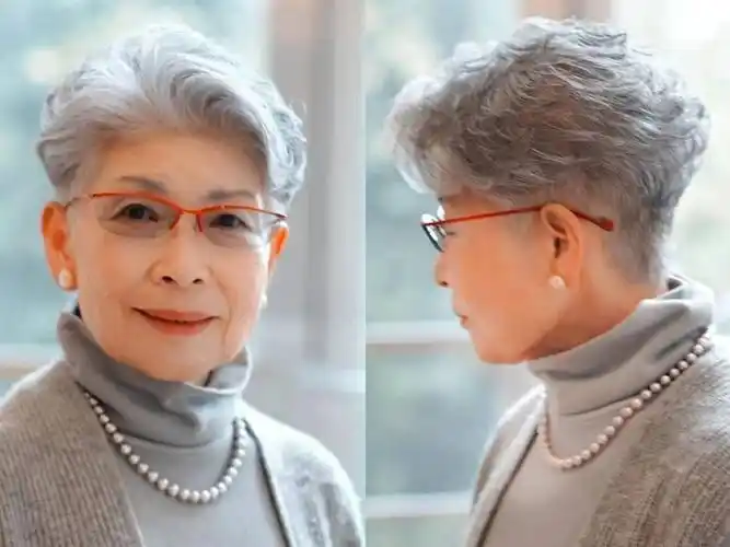 女士白发不显老发型(女性白发留什么发型更显年轻)-流速屋