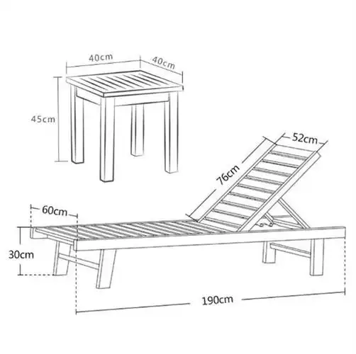 户外实木躺椅酒店泳池沙滩睡椅躺床座垫午休闲网布椅沙实木躺床.