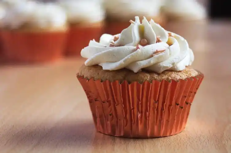 奶油杯子小蛋糕图片,高清图片