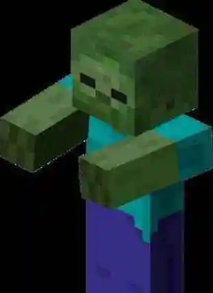 我的世界僵尸简笔画