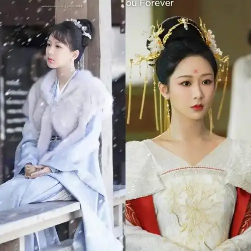 长相思第一季过审##杨紫长相思取得发行许可证##杨紫紫裙盘发