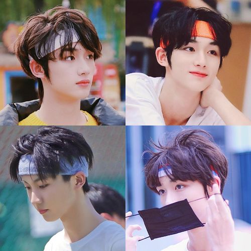 tnt时代少年团宋亚轩马嘉祺丁程鑫同款发带运动跑步吸汗头带发箍