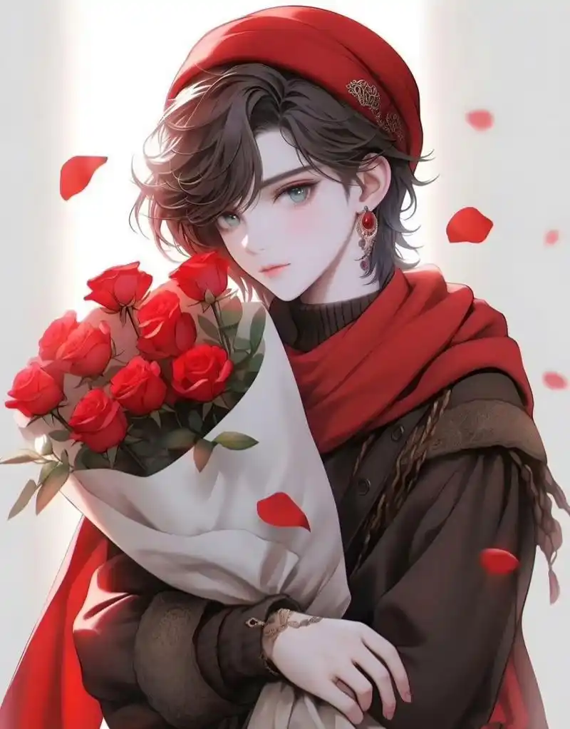 温馨捧花情侣/闺蜜 头像