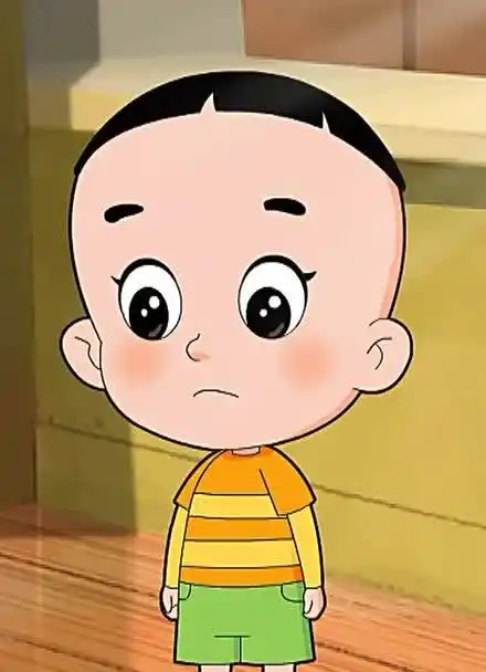 皮孩子昨天开始老看《新大头儿子和小头爸爸》爱玩游戏的小明,游戏都