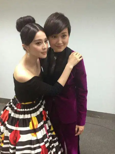 范冰冰李宇春快男舞台频繁互动上演锥子脸方脸pk