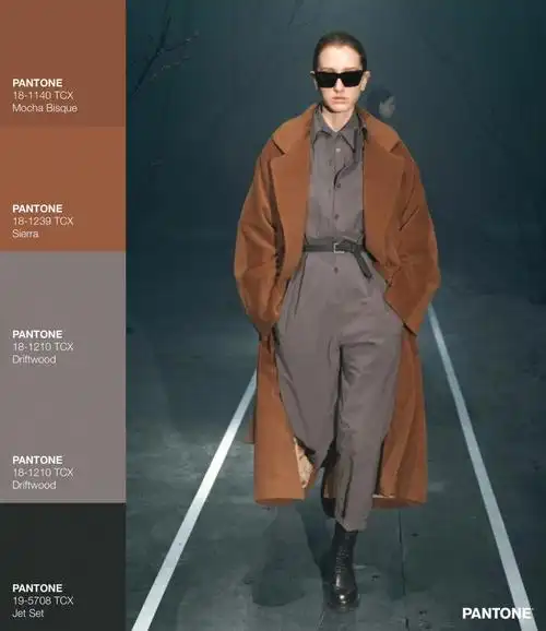 色彩  #22秋冬秀场  #服装色彩分析  #大地色穿搭#线上时装周