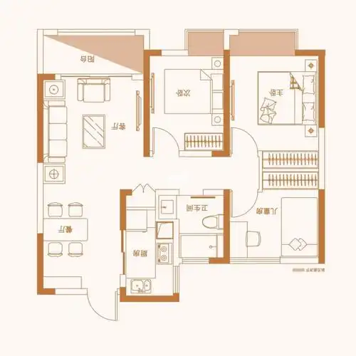 小红书的刘亦菲姐妹们这种户型要怎么装修呢想了几天几夜硬是无从下手