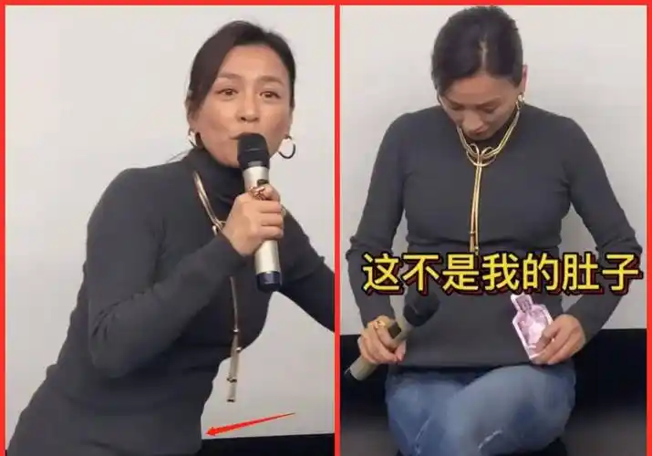 原创51岁张庭真实状态曝光腰间赘肉很抢镜女神也难逃中年发福