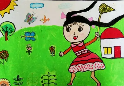 杨柳小学开展绘画作品展评活动