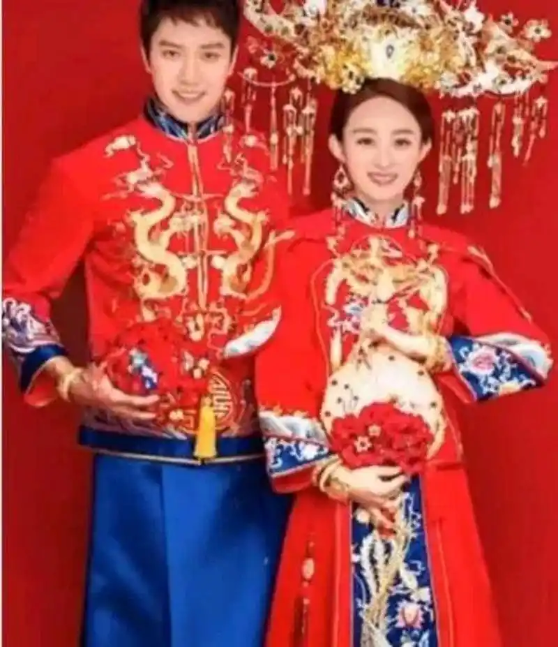 赵丽颖冯绍峰结婚照#我要上热门