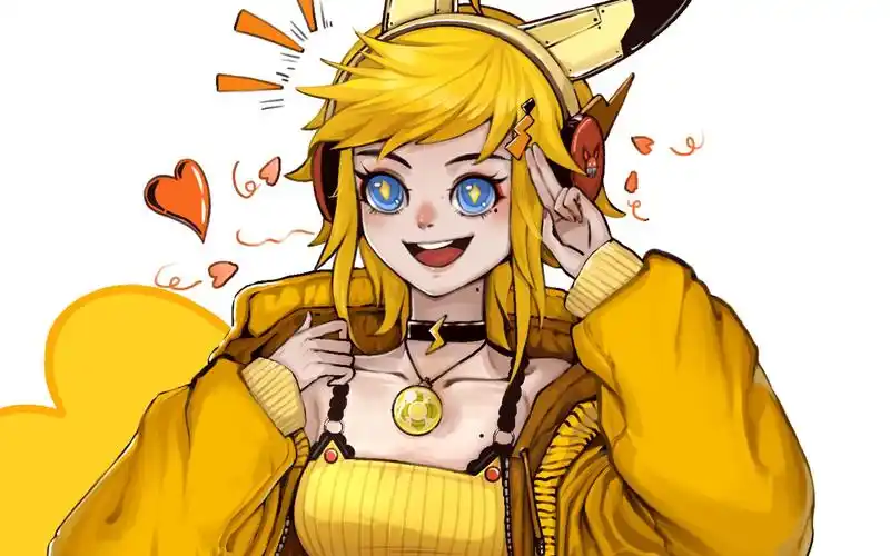 【30秒procreate录屏】宝可梦皮卡丘元素设计,角色设计.皮卡丘拟人