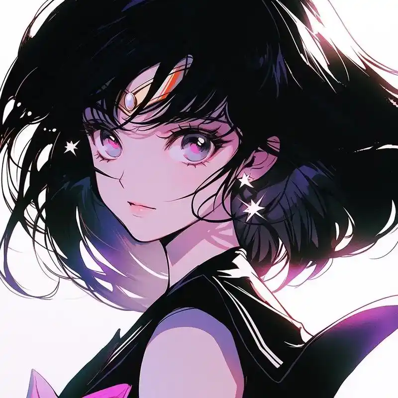 美少女 旧动漫头像-ai.#土萌萤  #旧动漫头像 #ai绘 - 抖音