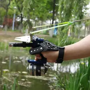 射鱼的弹弓高弹力打鱼枪新款弹工神器打鱼器高精度捕鱼枪扁皮激光