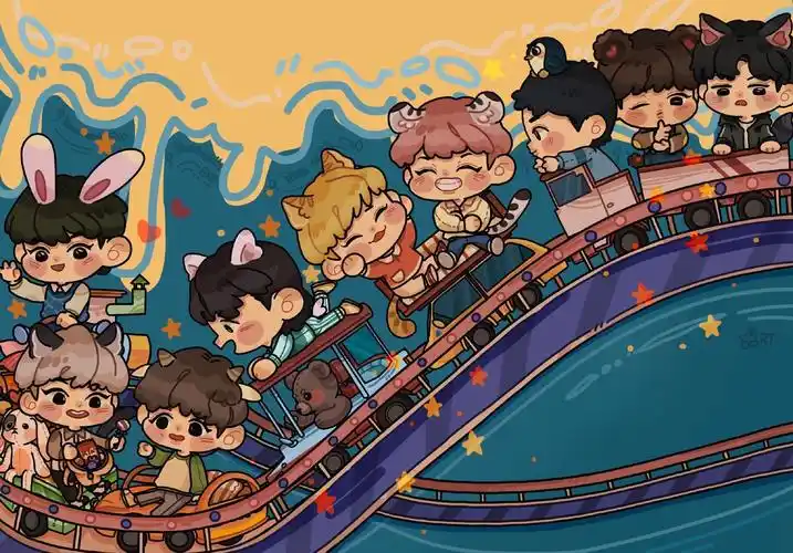 有没有集美有exo的各种出圈神图(九人无水印)? - 知乎