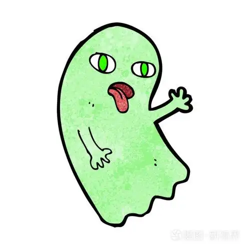 可爱的卡通鬼