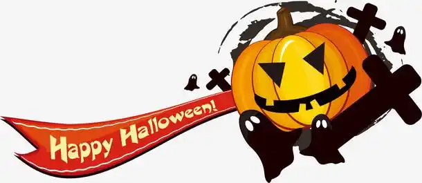 万圣节南瓜节日装饰矢量图免抠素材免费下载_觅元素51yuansu.com