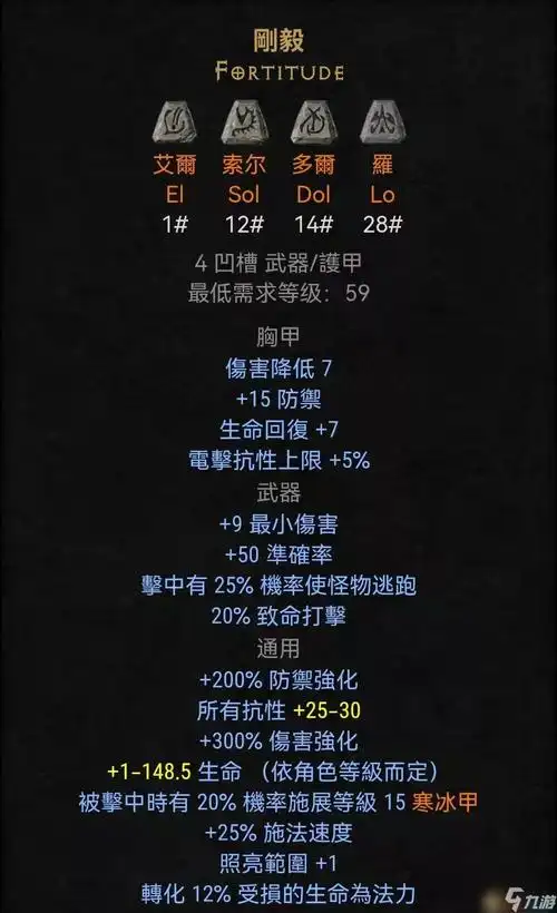 暗黑破坏神2重制版符文之语底材选择符文之语使用心得