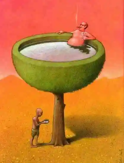 讽刺现实的照片,告诉你世界有多么多丑恶!