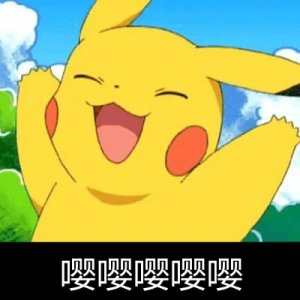 皮卡丘卖萌表情包