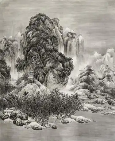 雪景寒林图(临摹)