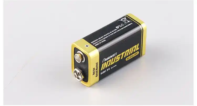 双鹿英文9v碱性电池 6lr61 烟感器水表话筒工业干电池 厂家供应