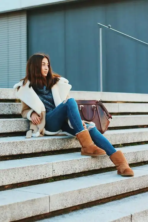 冬日无法拒绝的雪地靴,这样穿更好看!