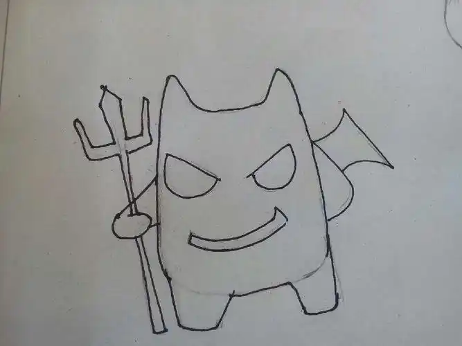 《如果的世界》小五酱手把手嘴对嘴的教你画恶魔