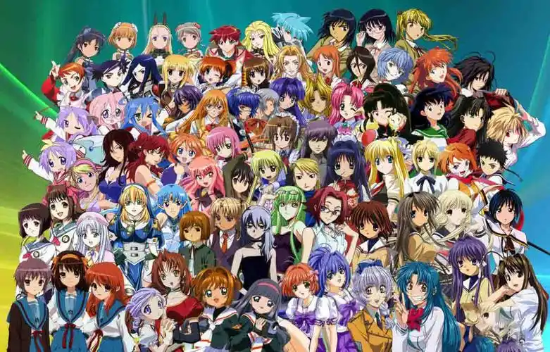 全二次元角色大集结:数百位角色,能叫出名字的不超过50个