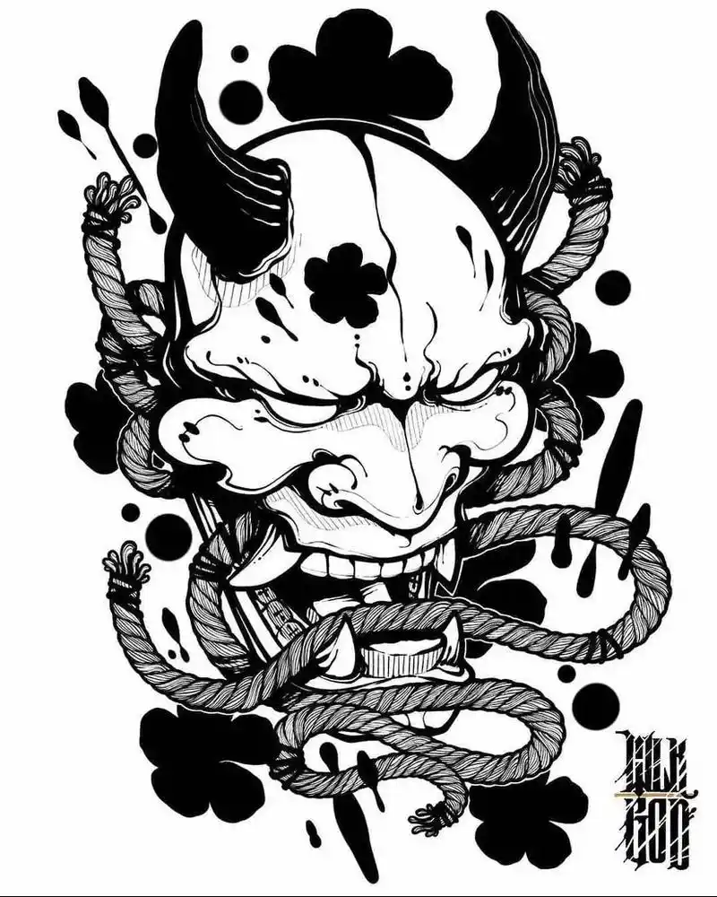 日式纹身分享#贵阳纹身 #纹身 #纹身图案手稿 - 抖音