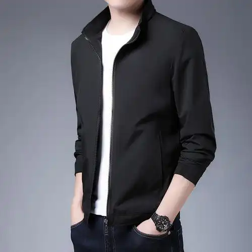 罗蒙秋装男士外套春秋休闲夹克男宽松夏季男装上衣男