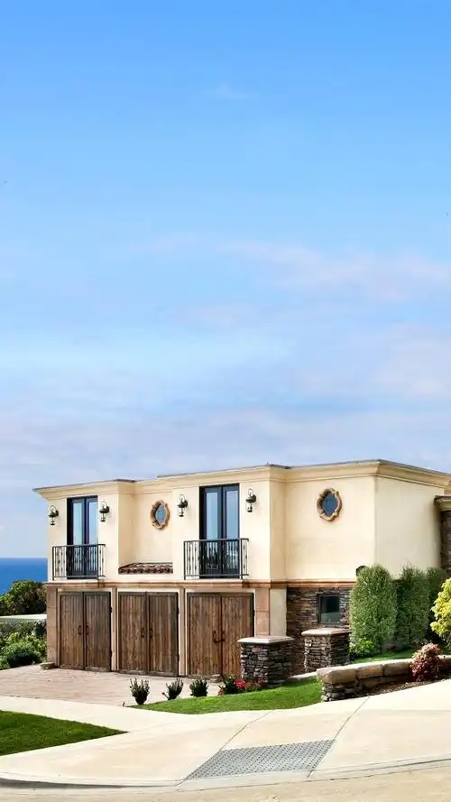 别墅,海,蓝天,拉古纳尼古尔,美国 iphone 壁纸