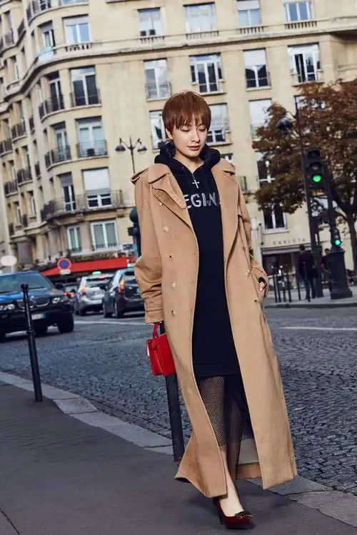 吴昕——巴黎街拍