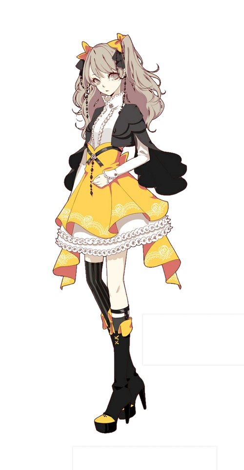 可爱动漫女生全身图人体临摹素材