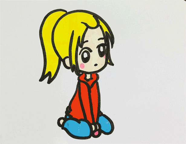 扎马尾小女孩儿童简笔画步骤怎样画一个女孩侧面头像的简笔画卡通人物