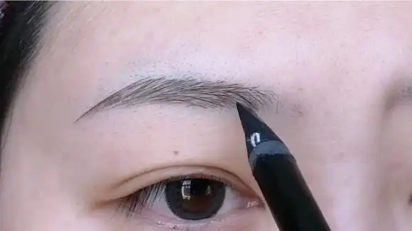 初学者仿真眉教程视频 线条眉感打卡