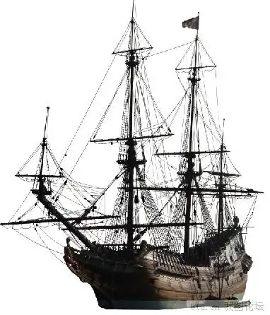 很有气势的帆船 非常实用的素材!