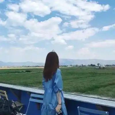 女生头像小清新背影女头像