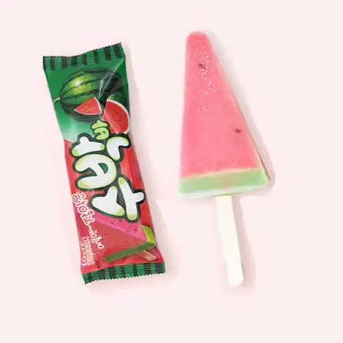 乐天雪糕 lotte西瓜味棒冰黄西瓜味冰淇淋网红雪糕冷饮 韩国黄西瓜