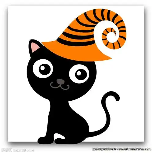 手绘万圣节元素图片