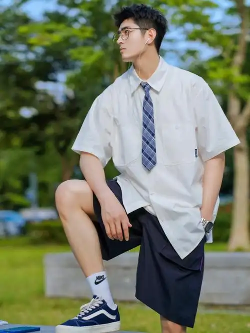 dk穿搭夏日少年感白衬衫yyds