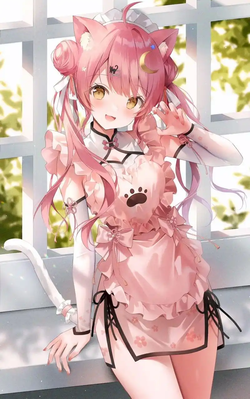 锁屏##动漫头像和壁纸#帘外雨潺潺,春意阑珊.