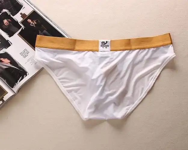 shihokoo包皮分离内裤枪弹分离 夏季半冰丝男内裤头高弹低腰性感三角