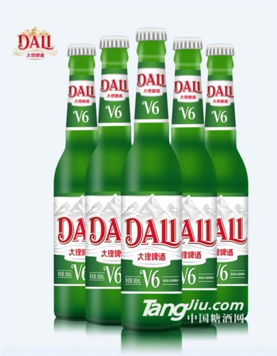 大理啤酒v6啤酒345ml24瓶