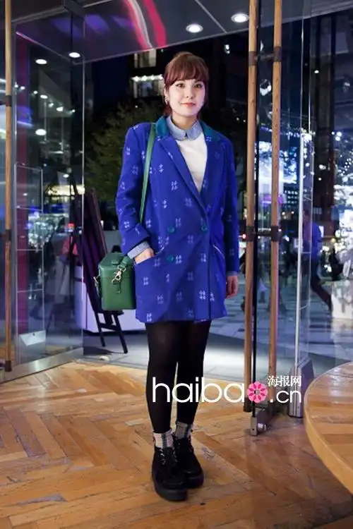 海报时尚网日本街拍之古着聚集地原宿篇244期_日本街